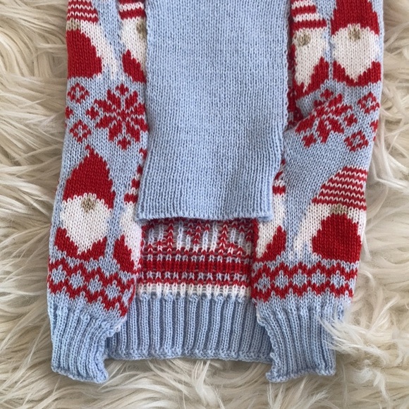NWT dog holiday pet sweater Christmas gnomes ugly Christmas sweater for dog cat - Picture 7 of 16
